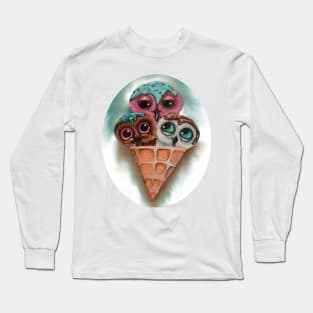 icecream3flavers Long Sleeve T-Shirt